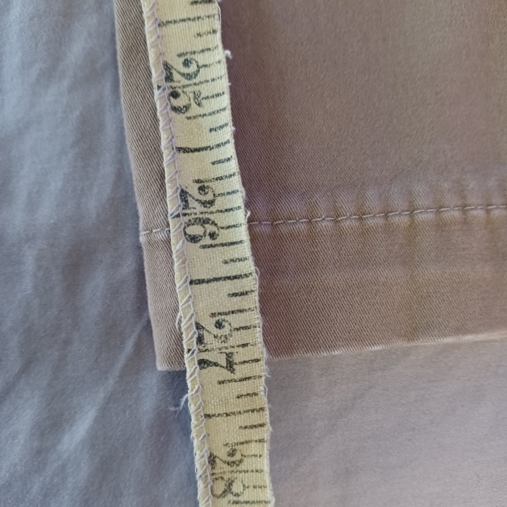 Lands End Brown Cargo Pants Mens Size 33 x 27 Traditional Fit Side Back Pockets - Picture 4 of 7